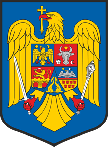 Vultur Stema Romania Logo Vector