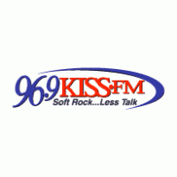 WGKS 96.9 KISS FM Logo Vector