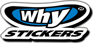 WHY STICKERS Logo Vector