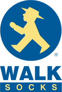 Walk Socks Logo Vector