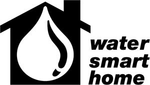 Water Smart Home Logo PNG Vector