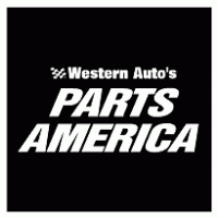 Western Auto's Parts America Logo Vector