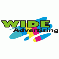 Wide Advertising Logo Vector
