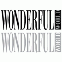 Wonderful World Logo Vector