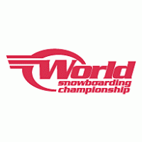 World Snowboarding Championship Logo Vector