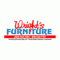 Wright's Furniture Logo PNG Vector
