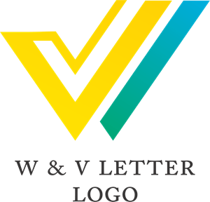 W V Letter Logo PNG Vector
