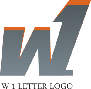 W1 Letter Logo Vector