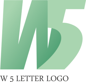 W5 Letter Logo PNG Vector
