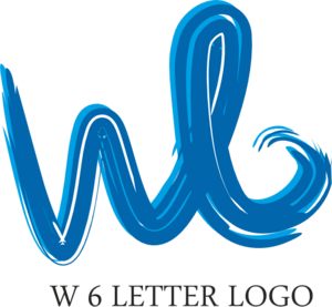 W6 Letter Logo PNG Vector