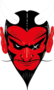 Wade Hampton Red Devils Logo PNG Vector