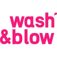 Wash & Blow Logo PNG Vector