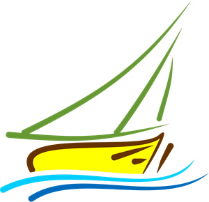 Water Boat Logo PNG Vector