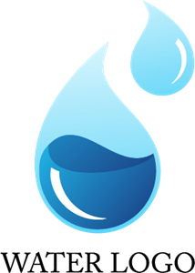 Water Drop Logo PNG Vector