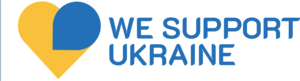 We Support Ukraine Logo PNG Vector