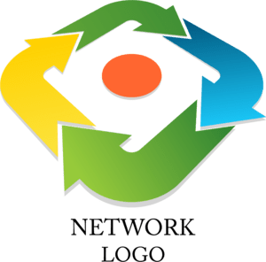Web Network Connection Logo PNG Vector