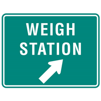 WEIGH STATION SIGN Logo PNG Vector