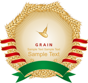 Wheat label Logo PNG Vector