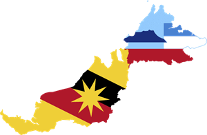 Wilayah Sarawak and Sabah Logo PNG Vector