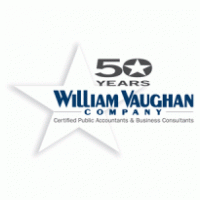 William Vaughan Company 50th Year Logo PNG Vector