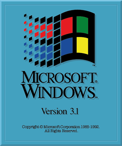 Windows 3.1 Logo PNG Vector
