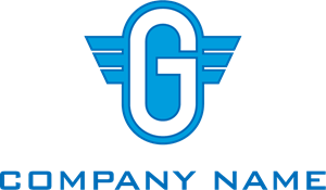 Winged G Logo Vector