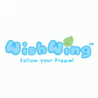 Wish Wing Logo Vector