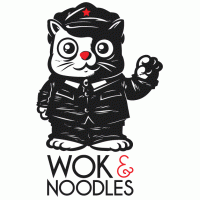 Wok & Noodles Logo Vector