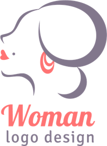 Woman Elegant Logo Vector