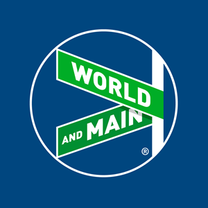 World and Main Logo Vector