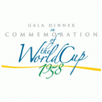 World Cup 1958 Commemorative Brand Logo PNG Vector