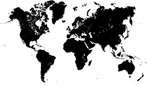 World Map Logo Vector