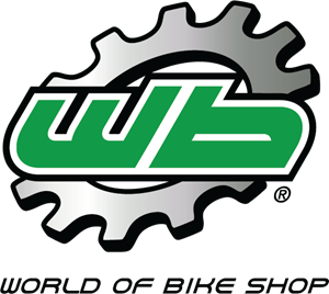 World of Bike Shop Logo Vector