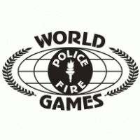 world police & fire games Logo Vector