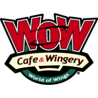 WOW Cafe & Wingery Logo PNG Vector