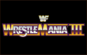 WrestleMania III Logo PNG Vector