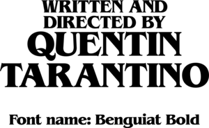 Written and directed by Quentin Tarantino Logo PNG Vector