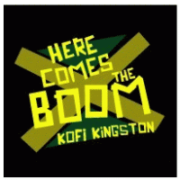 WWE Kofi Kingston HERE COMES THE BOOM Logo Vector