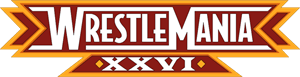 WWE WrestleMania 26 Logo PNG Vector