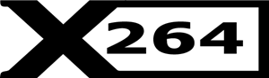 X 264 Logo Vector