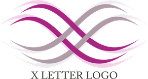 X Alphabet Design Logo PNG Vector