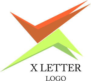 X Letter Tick Right Logo PNG Vector