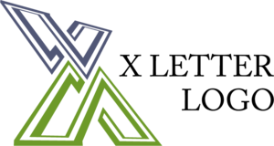 X M Letter Alphabets Logo Vector