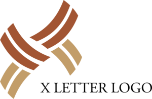 X Twist Letter Logo Vector