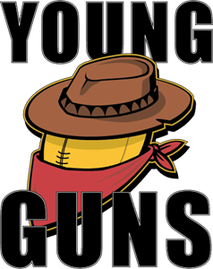 Young Guns Logo Vector
