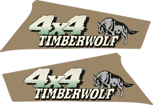 Yamaha Timberwolf 4X4 Logo PNG Vector