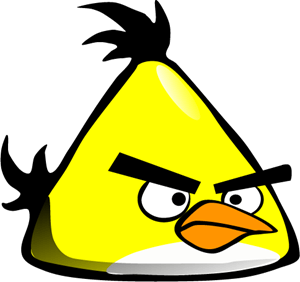 Yellow Bird Logo PNG Vector