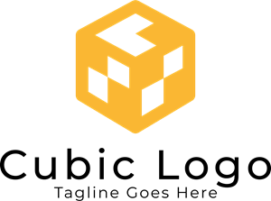 Yellow Cube Company Logo Vector
