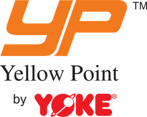 Yellow Point (YP) by Yoke Logo Vector