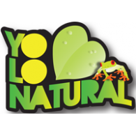 Yo Amo lo Natural Logo Vector